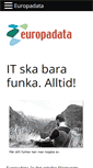Mobile Screenshot of europadata.se